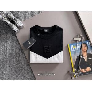 サラサラの着心地SS25極上発売フェンディ長袖Tシャツ偽 ブランド 販売
