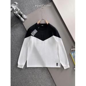 サラサラの着心地SS25極上発売フェンディ長袖Tシャツ偽 ブランド 販売