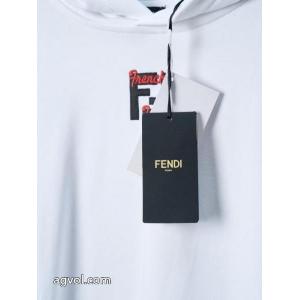 FENDI/フェンディフライドポテト刺繍コットンキャップジャージパーカー