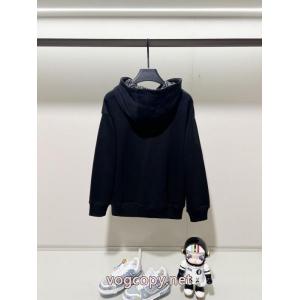 FENDIシンプルアルファベットLOGO刺繍FF布キャップ貼りパーカー