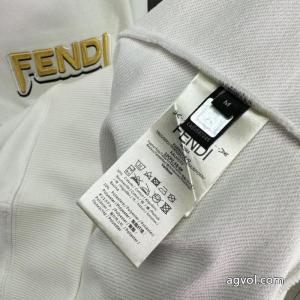 fendiFFクラシック刺繍アルファベットロゴラウンドネックパーカー男女同型