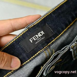 FENDI2026春秋メンズ水洗ミニストレートカジュアルジーンズ