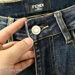 FENDI2026春秋メンズ水洗ミニストレートカジュアルジーンズ