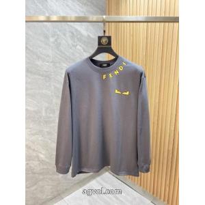 FENDI最終価格 超激得 デザイン性の高い偽物 ブランド 販売長袖Tシャツ