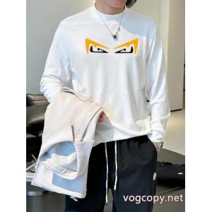 高級な質感 26SS新作 カジュアルコーデに 大人気個性がある雰囲気長袖Tシャツ偽 ブランドFENDI