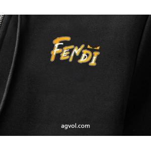 優しい色味がかわいい 大人っぽく着こなせる 脚長効果を見せるスーパー コピー 販売FENDIパーカー..