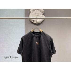 HOT新作登場 首胸ロゴ   激安大特価定番人気ブランド コピー ショップ半袖TFENDI.
