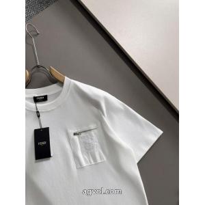 FENDI即発送OK 上品な印象 ピュアな印象にブランド 偽物 激安 通販Tシャツ