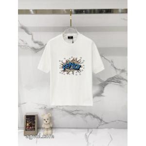 モデル着用 超激レア人気新作 格安新品コピー ブランド 優良TシャツFENDI