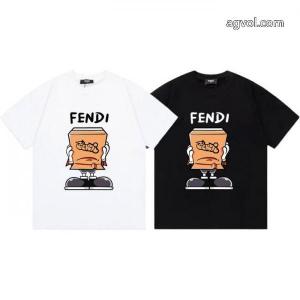 ブランド スーパー コピー 通販    半袖Tシャツファッション 人気 カジュアルスタイルに 完売必至!! FENDI..