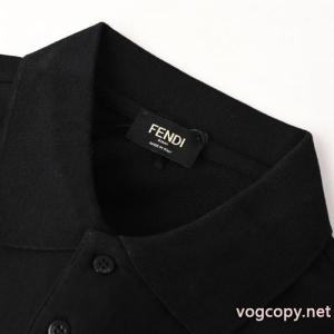 ブランド レプリカFENDI在庫希少 全体的に調和のある 大人気アイテム半袖Tシャツ