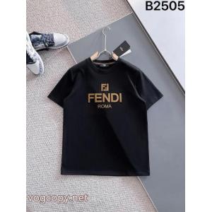 偽 ブランド 販売半袖TシャツFENDI海外支持率が高い！ オリジナル 品質保証新作