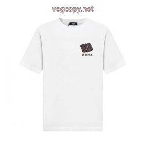 流行フォルム 最安値が実現 爆買い格安半袖TシャツFENDIブランド レプリカ