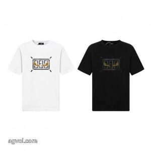 FENDI在庫確保済 上品カジュアルな雰囲気に 流行の注目ブランド半袖Tシャツ偽物 ブランド 激安