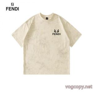 スーパー コピー メンズ無機質さが魅力 高級感のある 2026特別販売フェンディ半袖Tシャツ