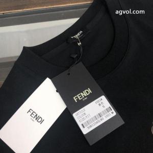 お手頃価格 海外限定! 柔らかい色調半袖TシャツFENDIスーパー コピー 安心