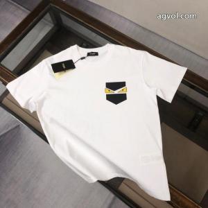 ブランド スーパー コピー半袖Tシャツ洗練された印象 オーバーサイズ 着心地良くFENDI
