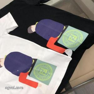 HOT セール 激安 大容量 優秀なアイテム半袖TシャツFENDIブランド 偽物 激安