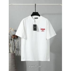 ブランド 通販 激安2026激安でおすすめ人気 プレミアム品質 HOT新品半袖TシャツFENDI