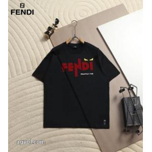 今年マスト お洒落が人気新品 素敵なデザインブランド コピー 安心半袖TシャツFENDI
