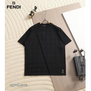 通販 ブランド半袖TシャツFENDI今シーズン注目のアイテム 最新人気話題沸騰中 人気急上昇中