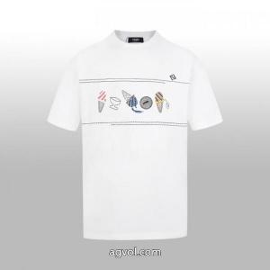 超激得格安 トップセラー賞受賞 今流行FENDIブランド コピー 専門店半袖Tシャツ
