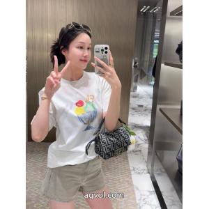 夏の定番スタイル スタイルアップ効果 デザイン性の高いフェンディブランド 品 激安 通販半袖T.