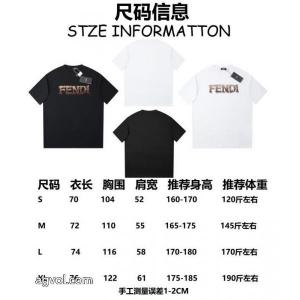 超人気モデル入荷 定番素敵 2026夏到来新作半袖Tシャツブランド コピー  FENDI