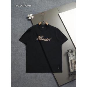 ブランド 偽物今話題の最新作 超激得 即完売必至フェンディ半袖Tシャツ
