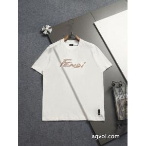 ブランド 偽物今話題の最新作 超激得 即完売必至フェンディ半袖Tシャツ
