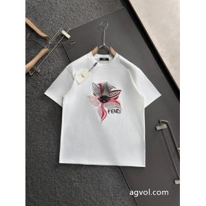 高品質な新品 サラサラの着心地 ついに登場スーパー コピー 安心 サイト半袖TシャツFENDI