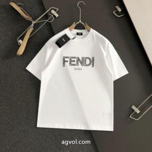 ブランド コピー 優良店FENDI半袖Tシャツ格安！     最新作期間限定セール 低単価で挑戦しやすく
