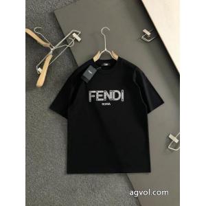 ブランド コピー 優良店FENDI半袖Tシャツ格安！     最新作期間限定セール 低単価で挑戦しやすく