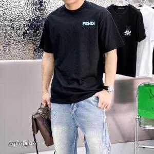 定番素敵 手触りがいい 色豊富激安 ブランド 通販FENDI半袖Tシャツ