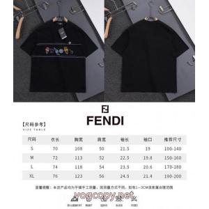 清潔感の高い新品 人気定番低価 都会的な印象スーパー コピー 通販半袖TシャツFENDI