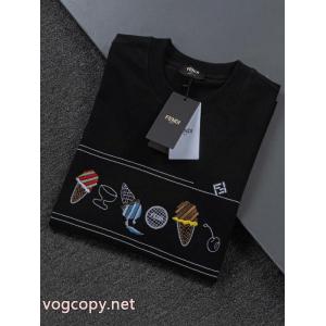 清潔感の高い新品 人気定番低価 都会的な印象スーパー コピー 通販半袖TシャツFENDI