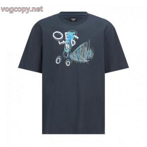 切り売り販売 今や定番アイテム好評品 存在感◎半袖Tシャツコピー ブランドFENDI