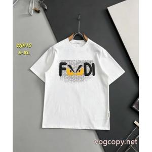 FENDI最新商品 高級感UP セレブ多数愛用スーパー コピー半袖Tシャツ