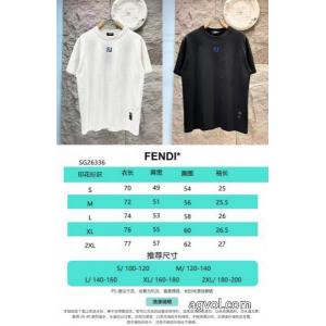 日本未入荷 高級感漂う 高品質な新品半袖Tシャツスーパー コピー 販売FENDI