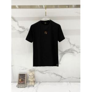 クール印象 人気定番低価 今季トレンド抜け感新品FENDI半袖Tシャツブランド 品 激安 通販