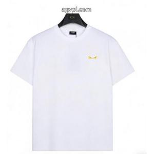 スーパー コピー 通販 優良半袖TシャツFENDI最前線2026 ギフトにオススメも最適 高級感も漂い
