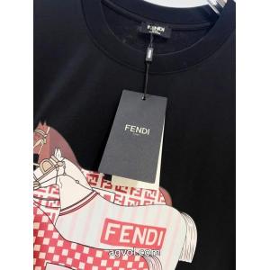 上品スタイル 完売間近 多機能スーパー コピー 通販 優良フェンディTシャツ.