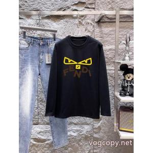 FENDI激安新作 即完売 気要チェックブランド 品 コピー長袖Tシャツ