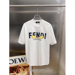 Tシャツブランド コピー  フェンディ超目玉人気通販品 洗練されたおしゃれ感を持つ 最高品質.