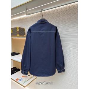 Fendiフェンティ505グラムFF刺繍糸当てシャツコート