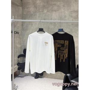 FENDIフェンディの新作長袖パーカーTシャツに