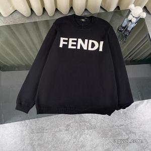 FENDIフェンティ定番LOGOジャカードラウンドネックセーターは男女同型！