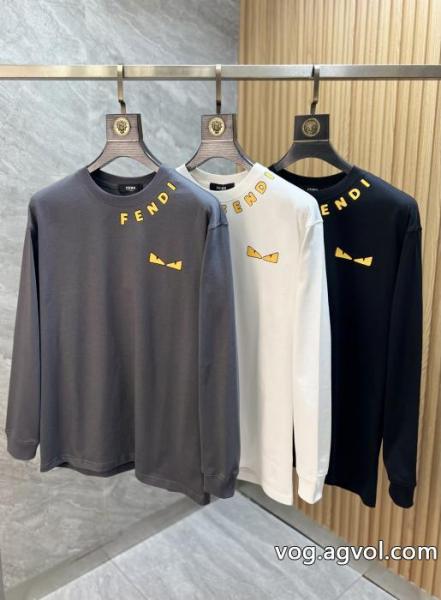 FENDI最終価格 超激得 デザイン性の高い偽物 ブランド 販売長袖Tシャツ 0