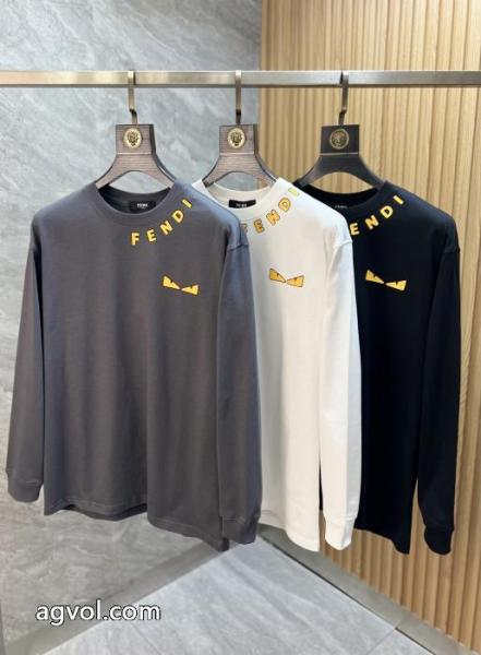 FENDI最終価格 超激得 デザイン性の高い偽物 ブランド 販売長袖Tシャツ 3
