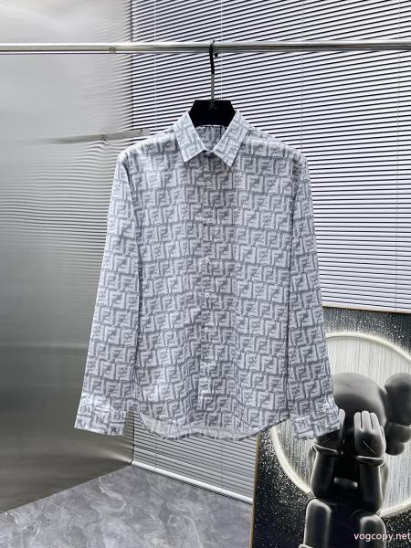 定番人気商品 希少なアイテム 品質保証定番長袖シャツFENDIブランド 激安 0 